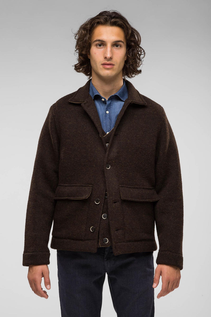 QUINTESSENCE JACKET L/CMARRONE