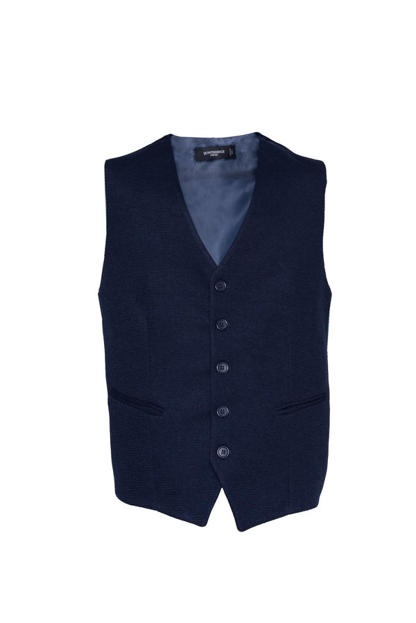 QUINTESSENCE GILET T402BLU