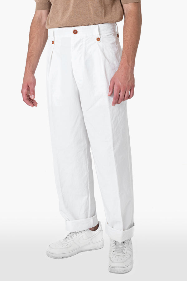 GRANDPA STREET WHITE PANTS
